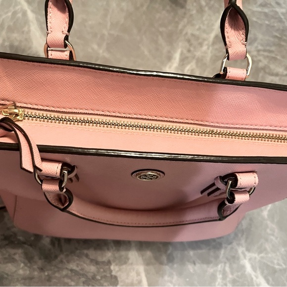 Tory Burch Robinson Mini Square Tote - Rose - Picture 5 of 6